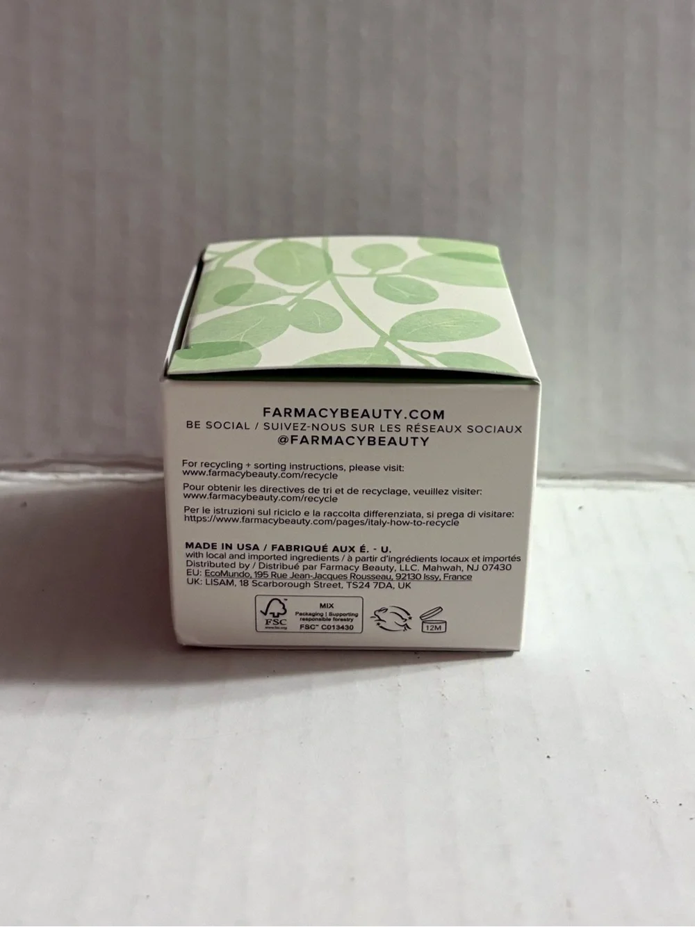 Farmacy Green Clean Fragrance-Free Cleansing Balm 30 ml 1 oz New